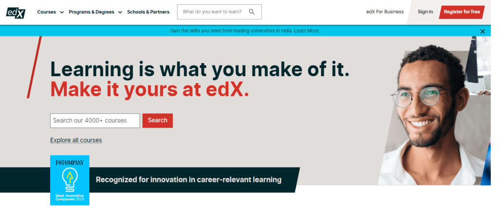 EdX | Free Educational Websites for Students