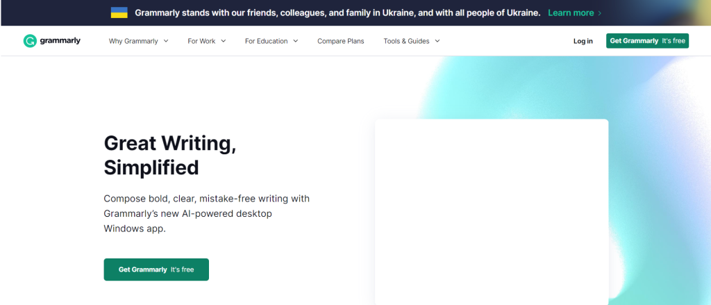Grammarly | Free Educational Websites for Students