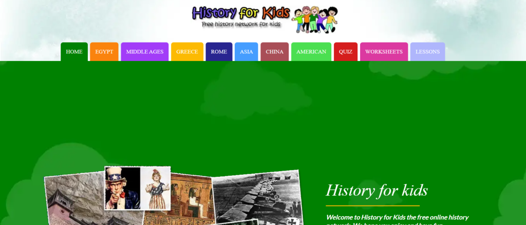 History for Kids | Free Educational Websites for Students