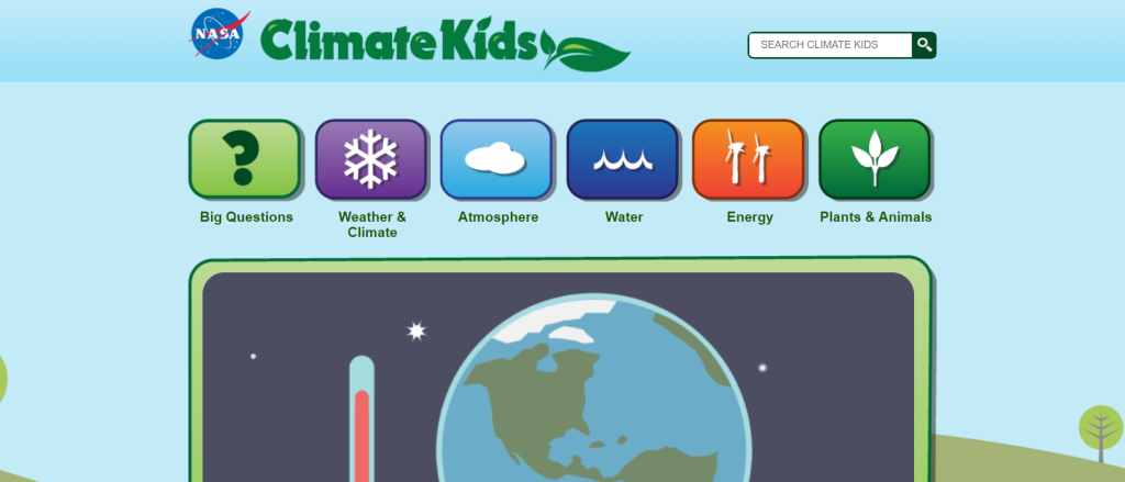 NASA Climate Kids | Free Educational Websites for Students
