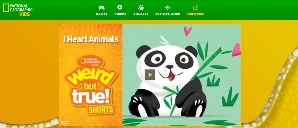 National Geographic Kids | Free Educational Websites for Students
