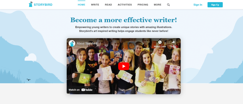 Storybird | Free Educational Websites for Students